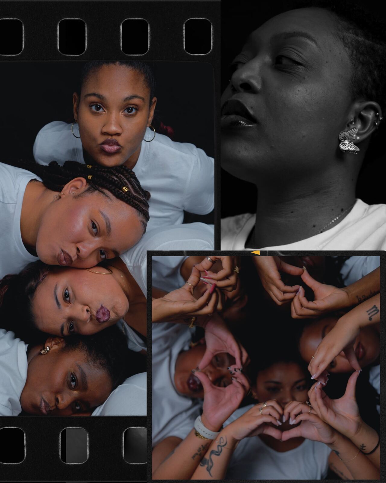 Shooting Les Amazones, portraits argentique