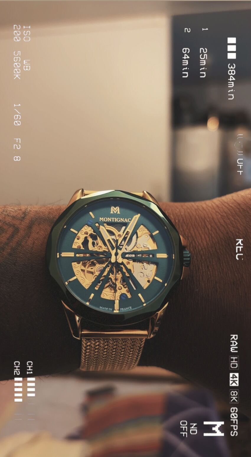 Montre Montignac, plan produit